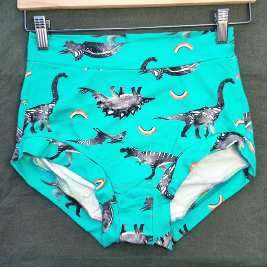 Big Pants - Teal Dinosaurs