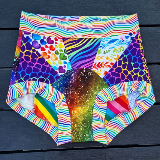 Scrappy Big Pants - Rainbows - Small