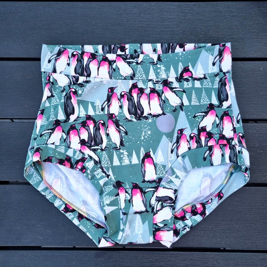 Big Pants - Pink Penguins