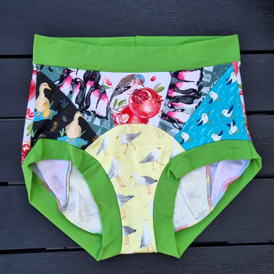 Scrappy Big Pants - Birds - Medium