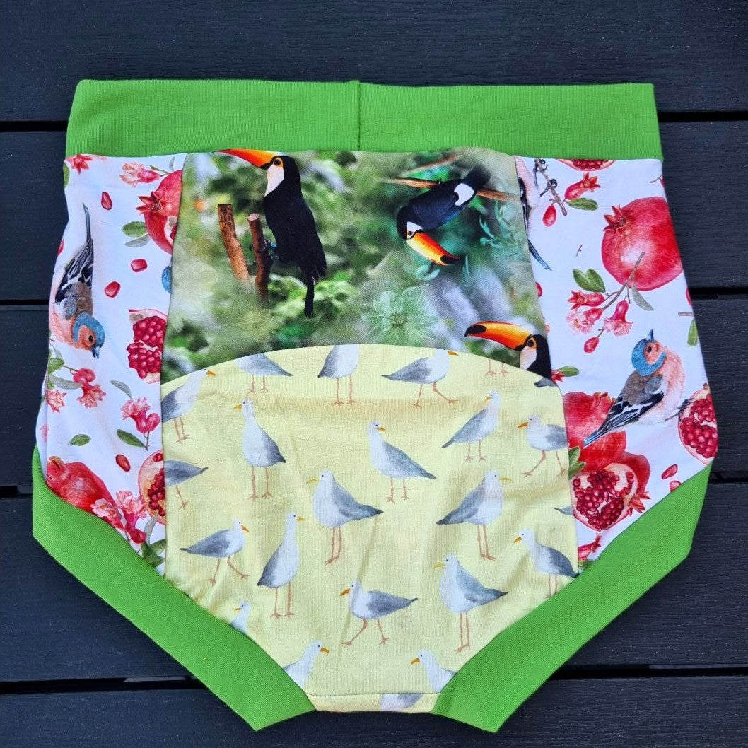 Scrappy Big Pants - Birds - Medium