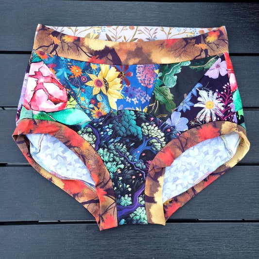 Scrappy Big Pants - Florals - Large