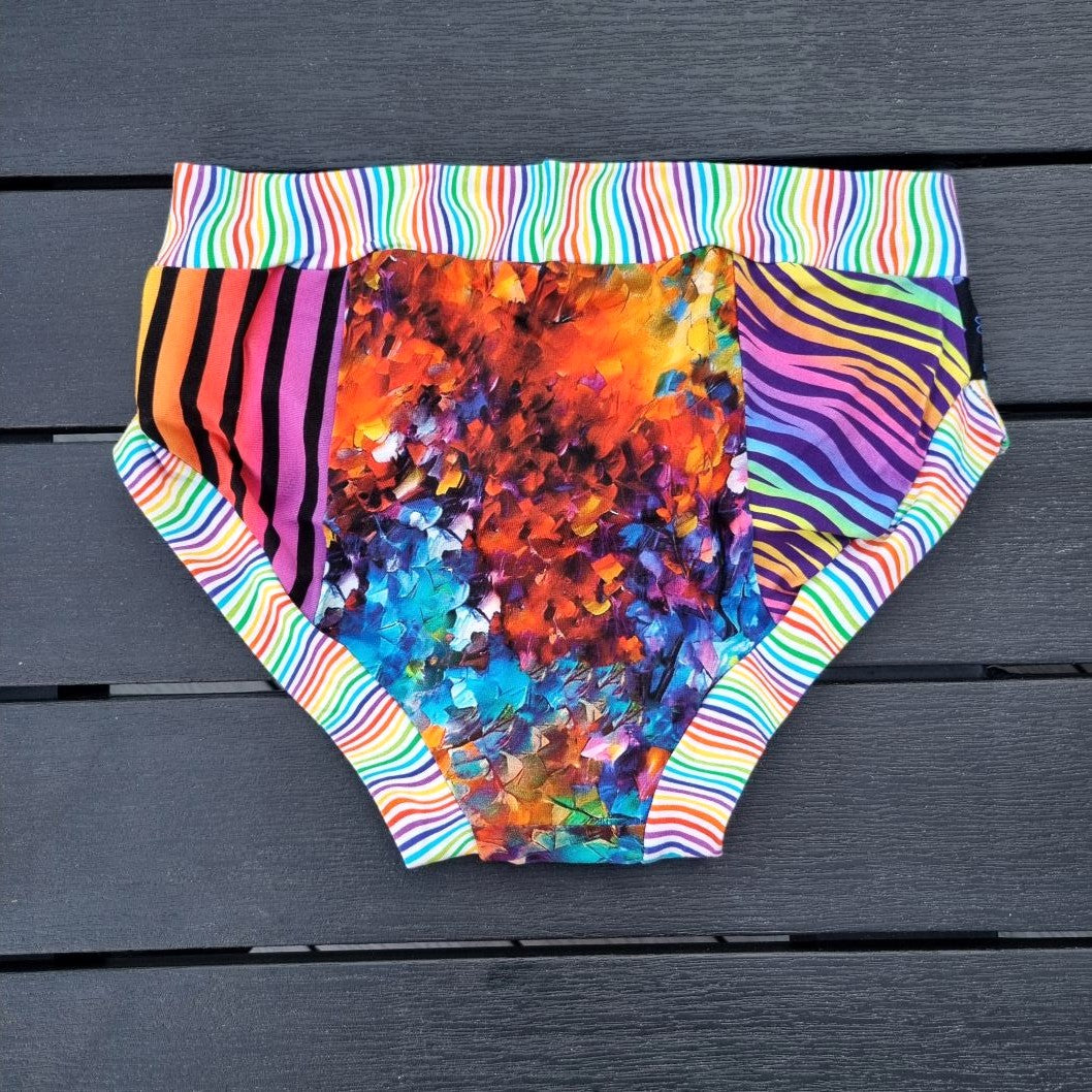 Scrappy Briefs - Rainbow - Small