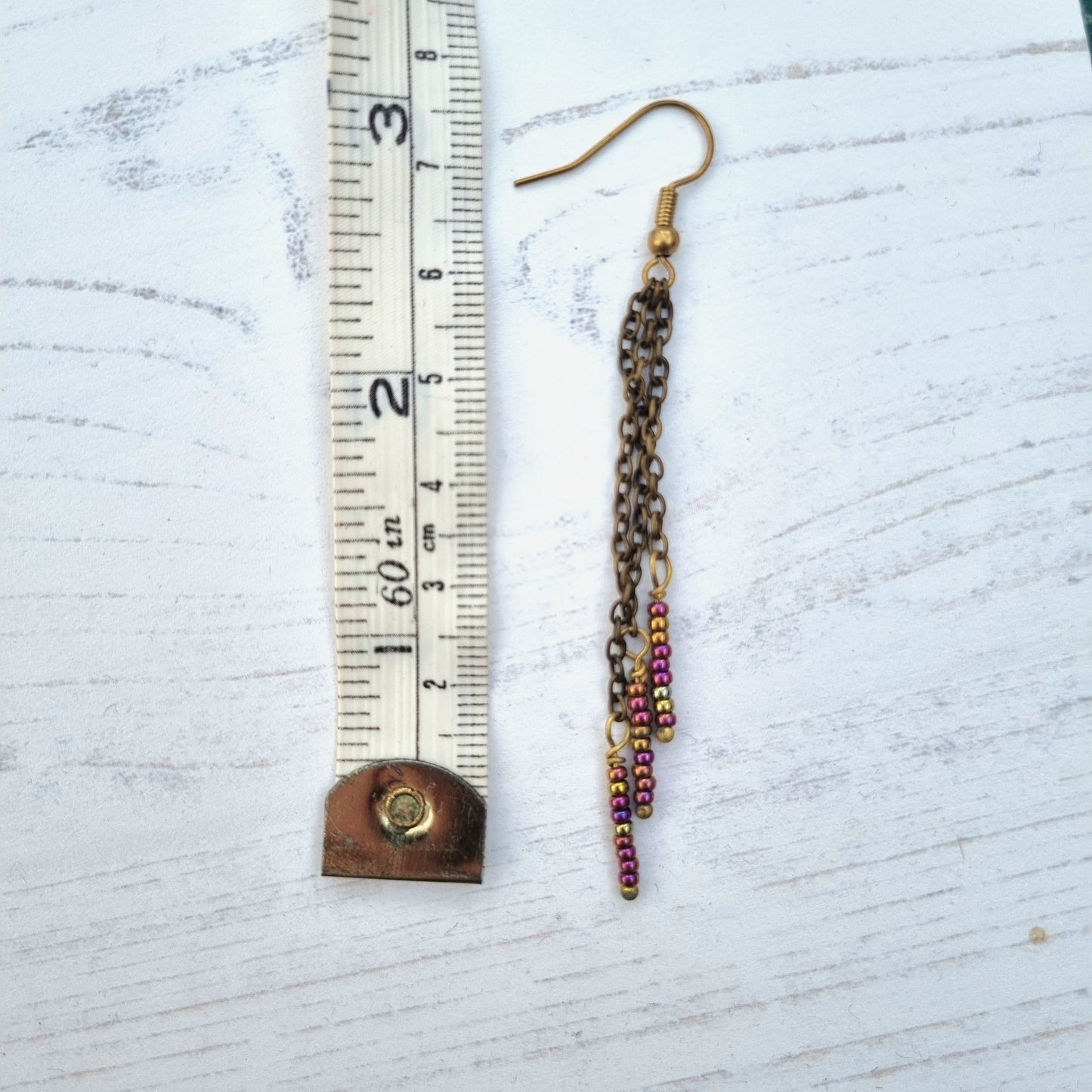 Long Beaded Earrings