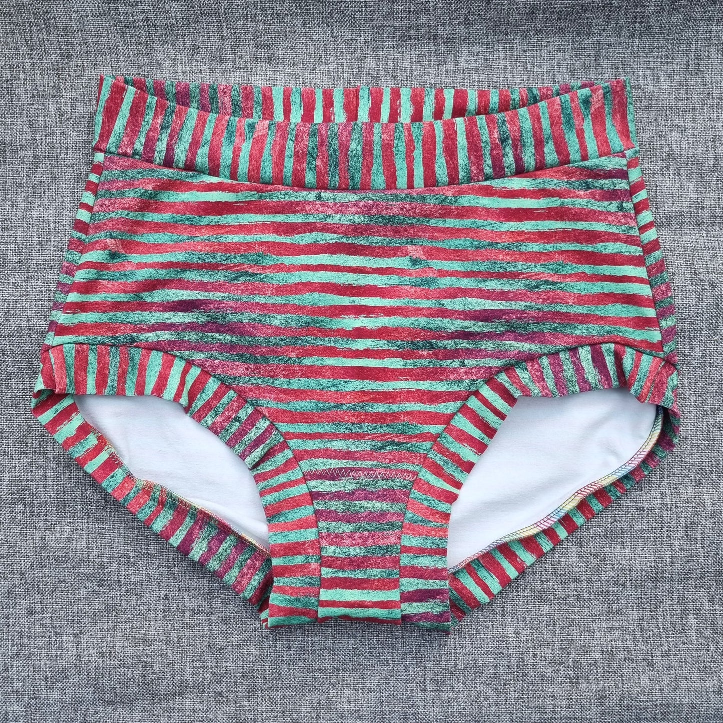 Big Pants - Green & Pink