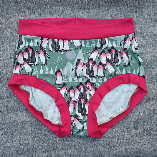 Big Pants - Pink Penguins