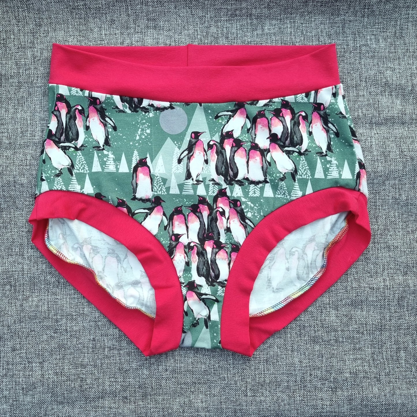 Big Pants - Pink Penguins