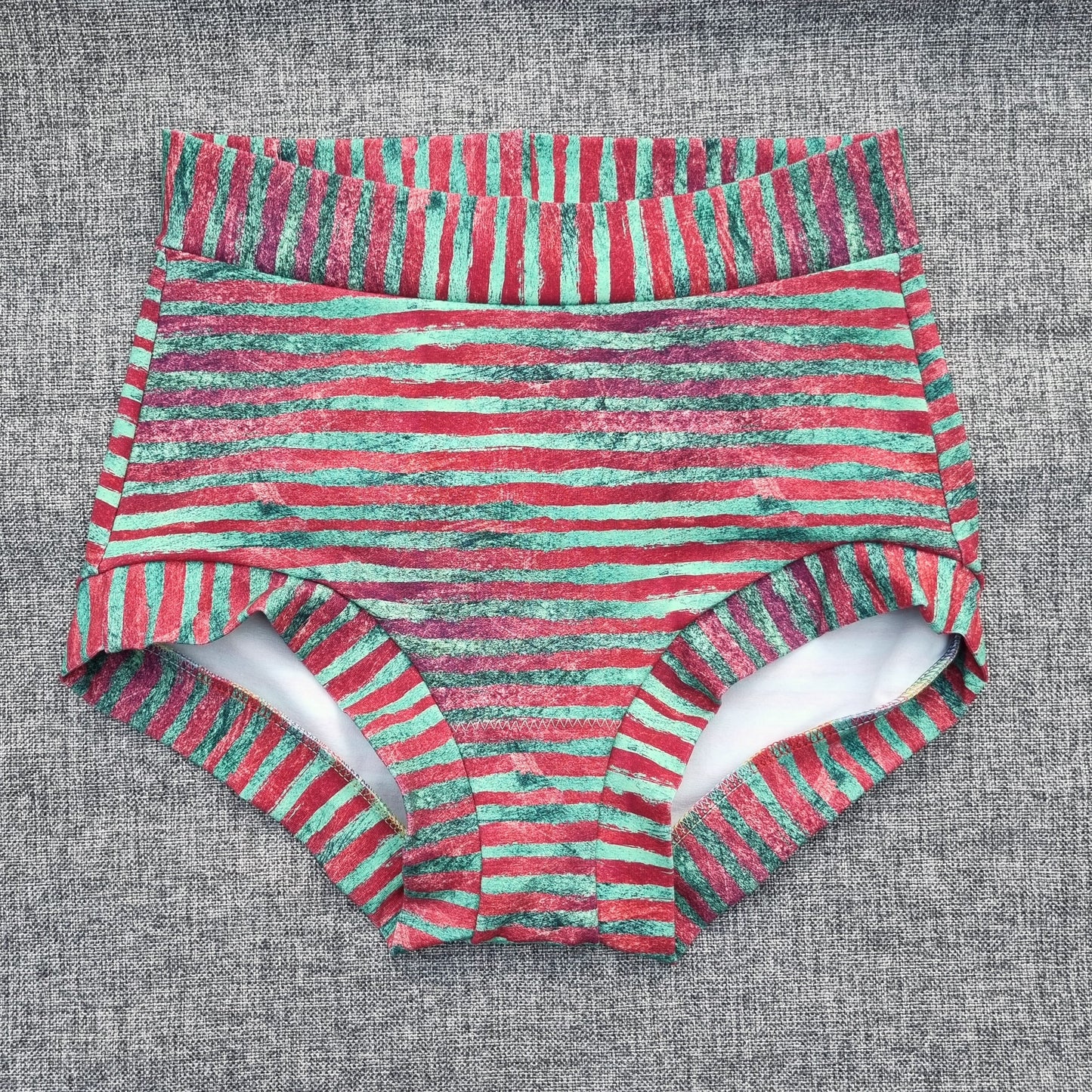 Big Pants - Green & Pink