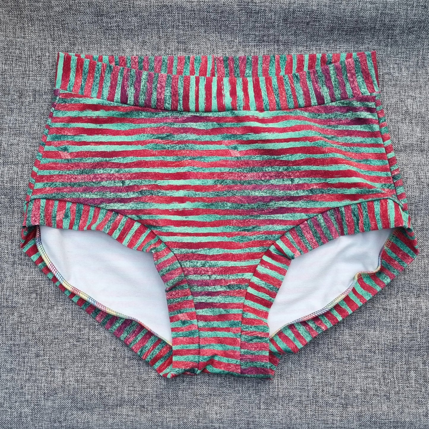 Big Pants - Green & Pink