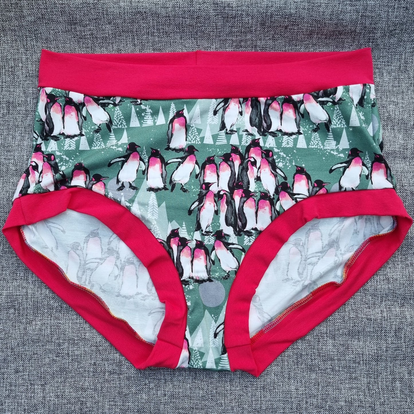 Big Pants - Pink Penguins
