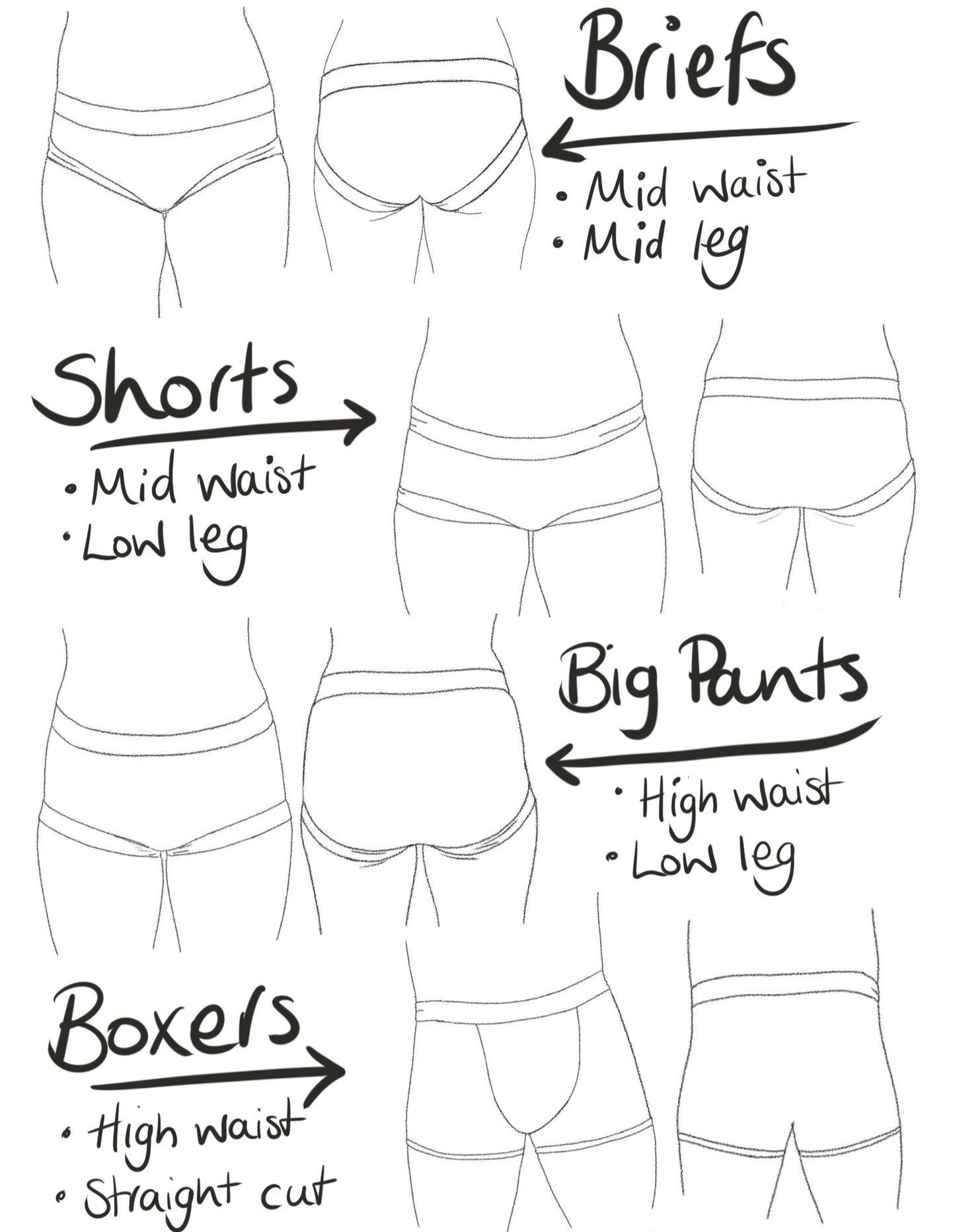 Briefs - Blue and Green