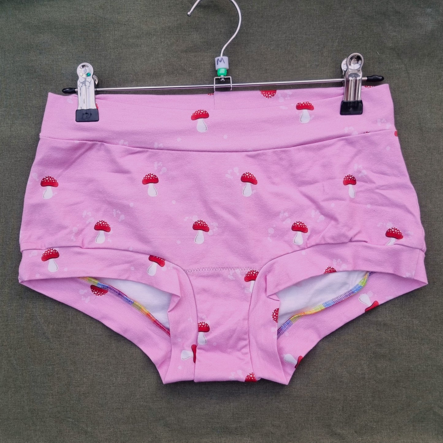Shorts - Pink Mini Mushrooms