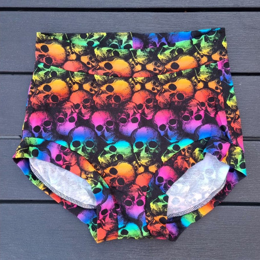 Big Pants - Rainbow Skulls