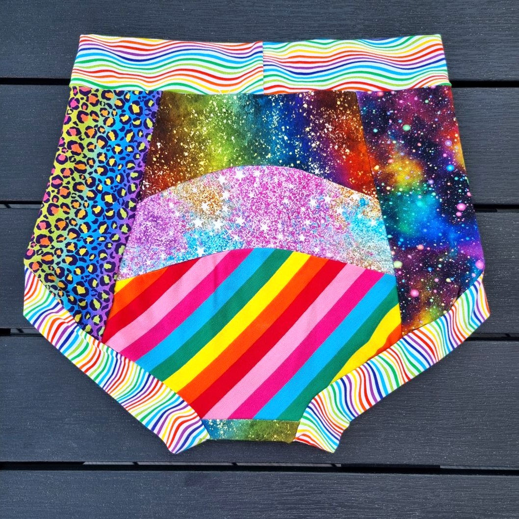Scrappy Big Pants - Rainbows - Small