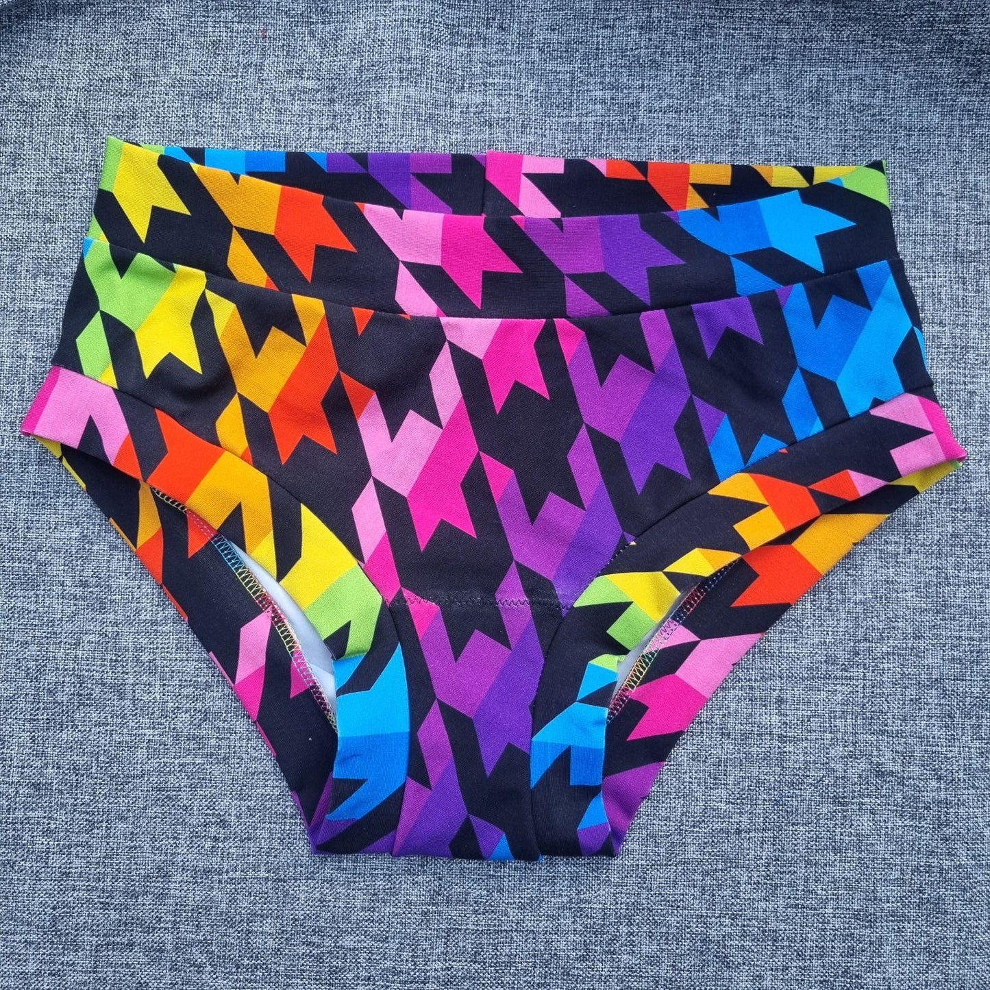 Briefs - Rainbow Houndstooth