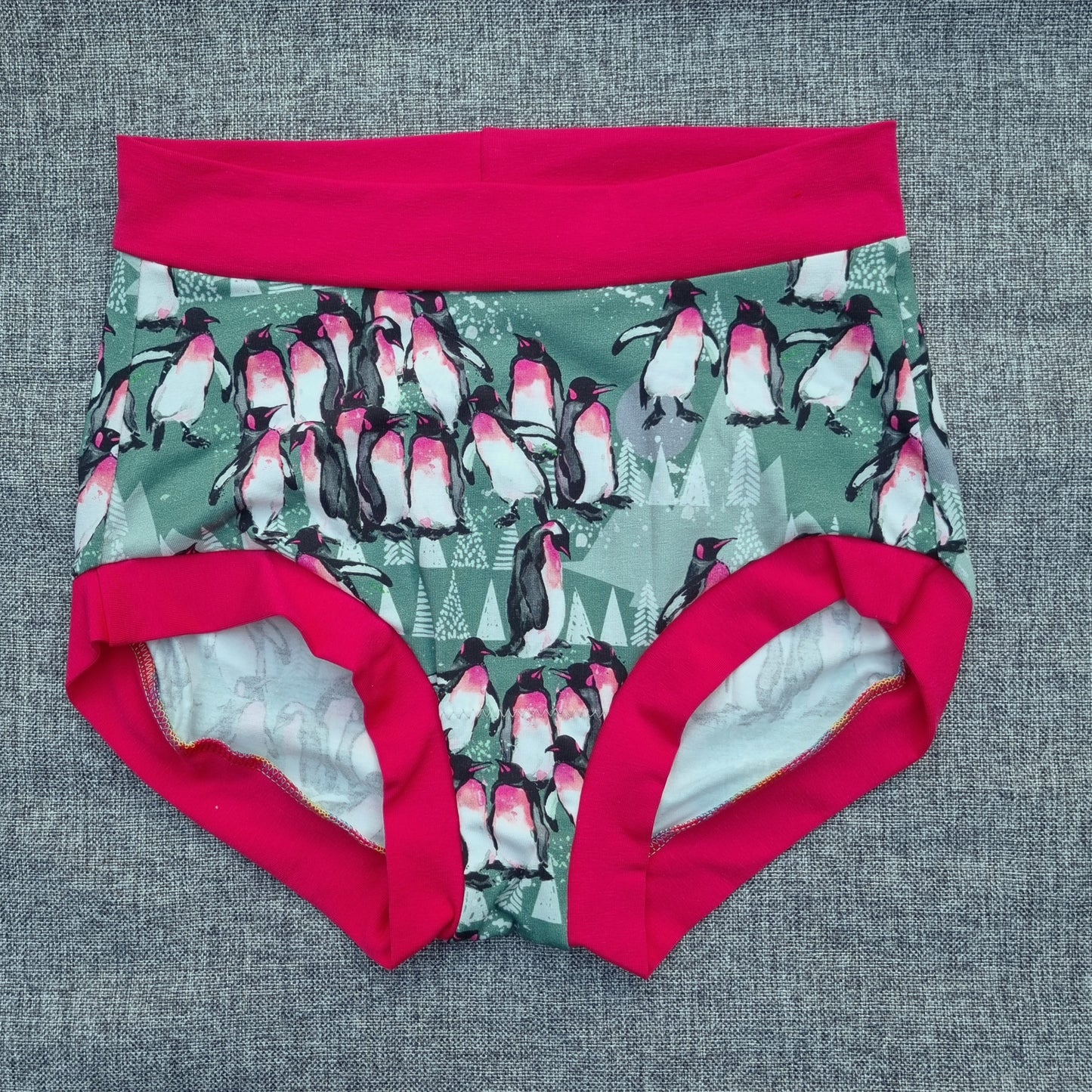 Big Pants - Pink Penguins